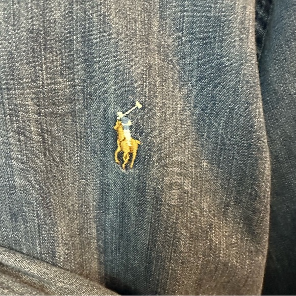 RALPH LAUREN  Size 3XL TALL  Denim Long Sleeve - Picture 3 of 7